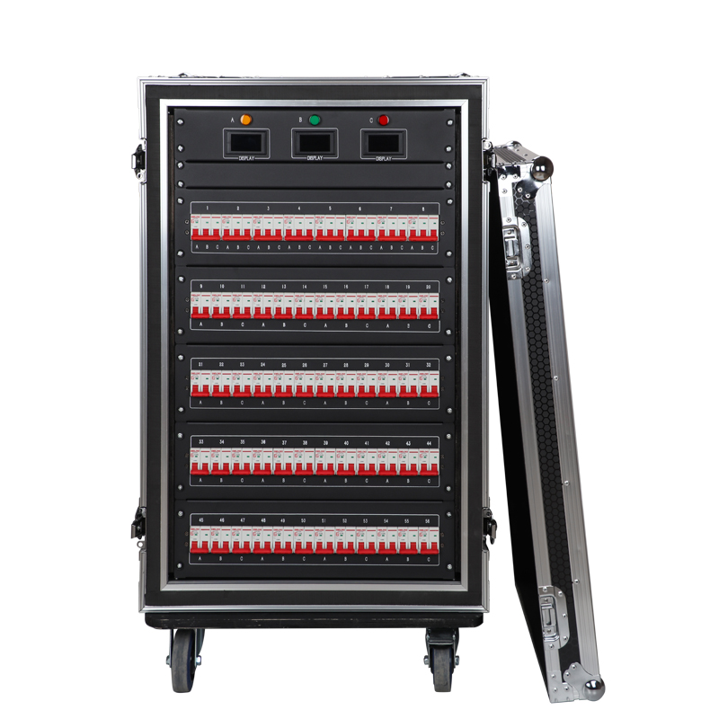 L21-30 8chs 220V 8chs 19pin Socapex 110V Output Camlock In&out Power Box Distro Distributor